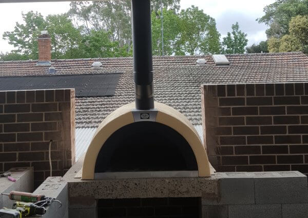 Wood Fire Pizza Oven Installation
